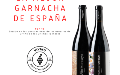 Dos vinos de Alto Moncayo ganadores de Vivino’s 2020 Wine Style awards