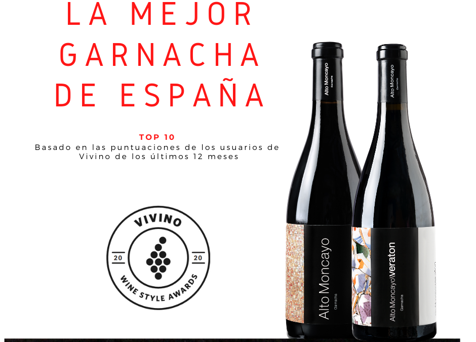 Dos vinos de Alto Moncayo ganadores de Vivino’s 2020 Wine Style awards