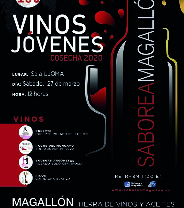 ‘Saborea Magallón’ inaugura su calendario de actividades de promoción con la ‘Cata de vinos jóvenes de la añada 2020’