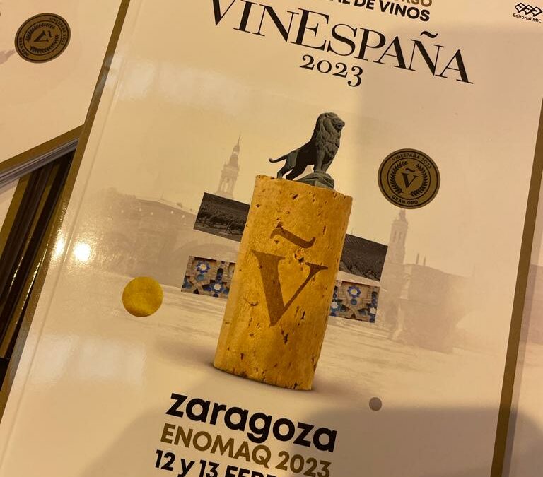 La DOP Campo de Borja consigue un gran medallero en la V edición del Concurso Nacional de Vinos VINESPAÑA 2023.