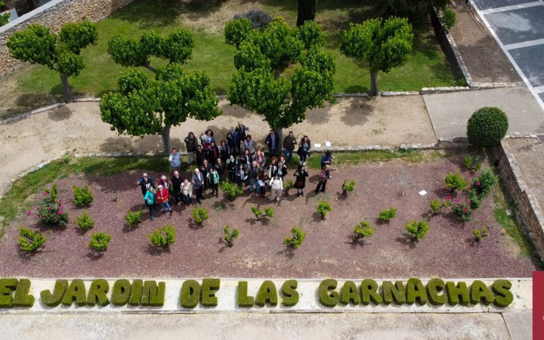 Hemos brindado por el Movimiento vino DO en el Jardín de las Garnachas en el Monasterio de Veruela