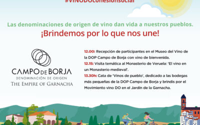 Este sábado 11 de mayo 35 denominaciones de origen de vino, la DOP Campo de Borja, celebran el Día Vino DO 2024