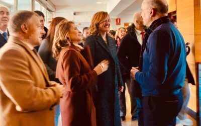 Visita de Raquel Sánchez, presidenta de Paradores, y Pilar Alegría, ministra de Educación y Formación Profesional de España, al Monasterio de Veruela.