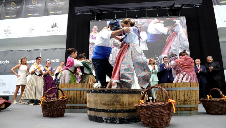Celebración de la XXXV Fiesta de la Vendimia de la DOP Campo de Borja en Ainzón