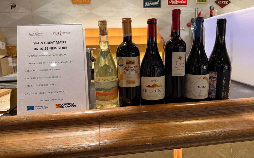 La DOP Campo de Borja lleva sus Garnachas a Nueva York en Spain’s Great Match 2026